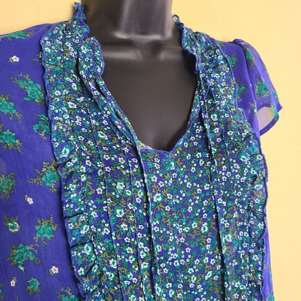 Sam & Max Floral Sheer Top - Picture 2 of 7